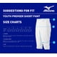 thumbnail image 2 of Pantalones Cortos de Béisbol Mizuno Youth Premier Carbón Oscuro XXL, 2 of 5