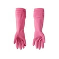 thumbnail image 1 of Long Sleeve Waterproof Household Kitchen Cleaning Washing Up Latex Rubber Gloves, 1 of 4