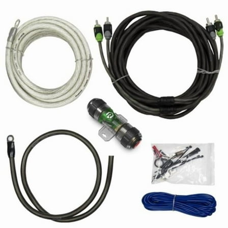 1500 watt 4 AWG Complete Amp Kit with RCA Cable