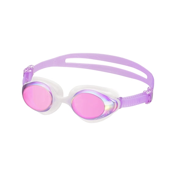 VIEW V-830ASA Kokochi SWIPE Anti-Fog Fitness Comfort Swim Goggles, Lavender/Dark Pink Mirrored Lens