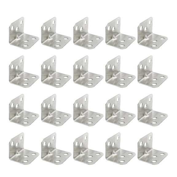 20 Pcs Wall Bracket Wall Hanging Angle Shelves Bracket Heavy Duty Shelf Brackets Brace Shelf