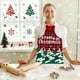 thumbnail image 5 of Delantal Navideño para Mujeres, Padres E Hijos | Babero de Cocina de Poliéster Multicolor | Tamaño Grande (75 X 65 Cm) | Ropa Protectora para Cocinar, Hornear, Barbacoa y Manualidades | Regalo para L, 5 of 6