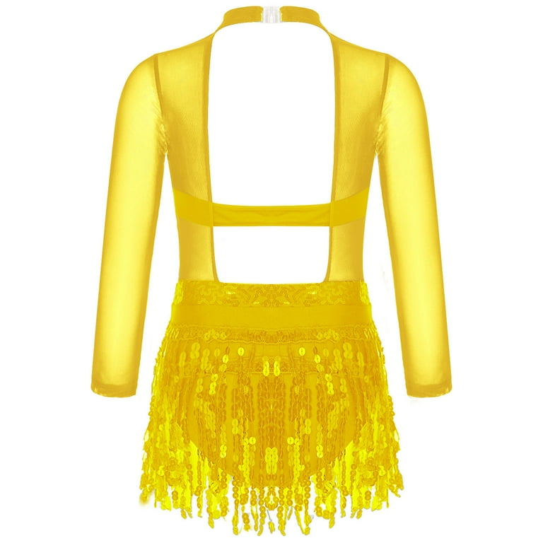 LiiYii Girls Sequins Tassel Latin Jazz Chacha Salsa Rumba Samba Ballet Dance Dress Belly Dancewear Costume Gold 8 - Walmart.com LiiYii Girls Sequins Tassel Latin Jazz Chacha Salsa Rumba Samba Ballet Dance Dress Belly Dancewear Costume Gold 8 - Walmart.com