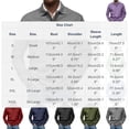 thumbnail image 3 of Oalirro Long Sleeve Tee Shirts for Men Men's Printing Turn-Down Collar Pullover Tops Casual Slim Fit Basic Long Sleeve T-Shirt, 3 of 5