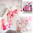 thumbnail image 2 of 50Pcs Pink Balloons Set and 12 Inches Rosegold Confetti Balloons for Wedding Birthday Party Girl Party., 2 of 7