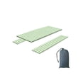 thumbnail image 2 of UNLLLL Patio Table and Bench Cover Set, 3 Piece Waterproof Polyester Protector, UV Resistant Dustproof Outdoor Furniture Cover, for Yard Picnic Table and Chairs (Green), 2 of 7
