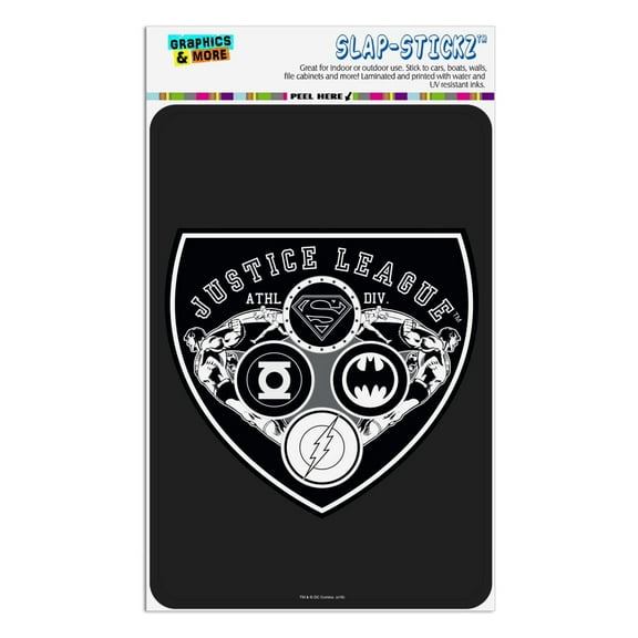 Justice League Athletic Shield Logo Home Business Office Sign