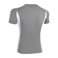 thumbnail image 6 of Fwqbns Men's Compression Shirt Short Sleeve Quick Dry Workout T-Shirt Athletic Gym Running Top Moisture Wicking Base Layer Gray, 6 of 8