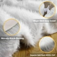 thumbnail image 3 of 36 Inch Faux Fur Christmas Tree Skirt White Plush Skirt for Merry Christmas Party Christmas Tree Decoration, 3 of 6
