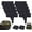 Black2, variant on Imitation Stone Garden Fence Plastic Retaining Edging Border Grey Cobbled Effect Landscape Decor Interlocking Decorative Panels Flower Bed Path Lawn Outdoor Picket Yard Grass Edge