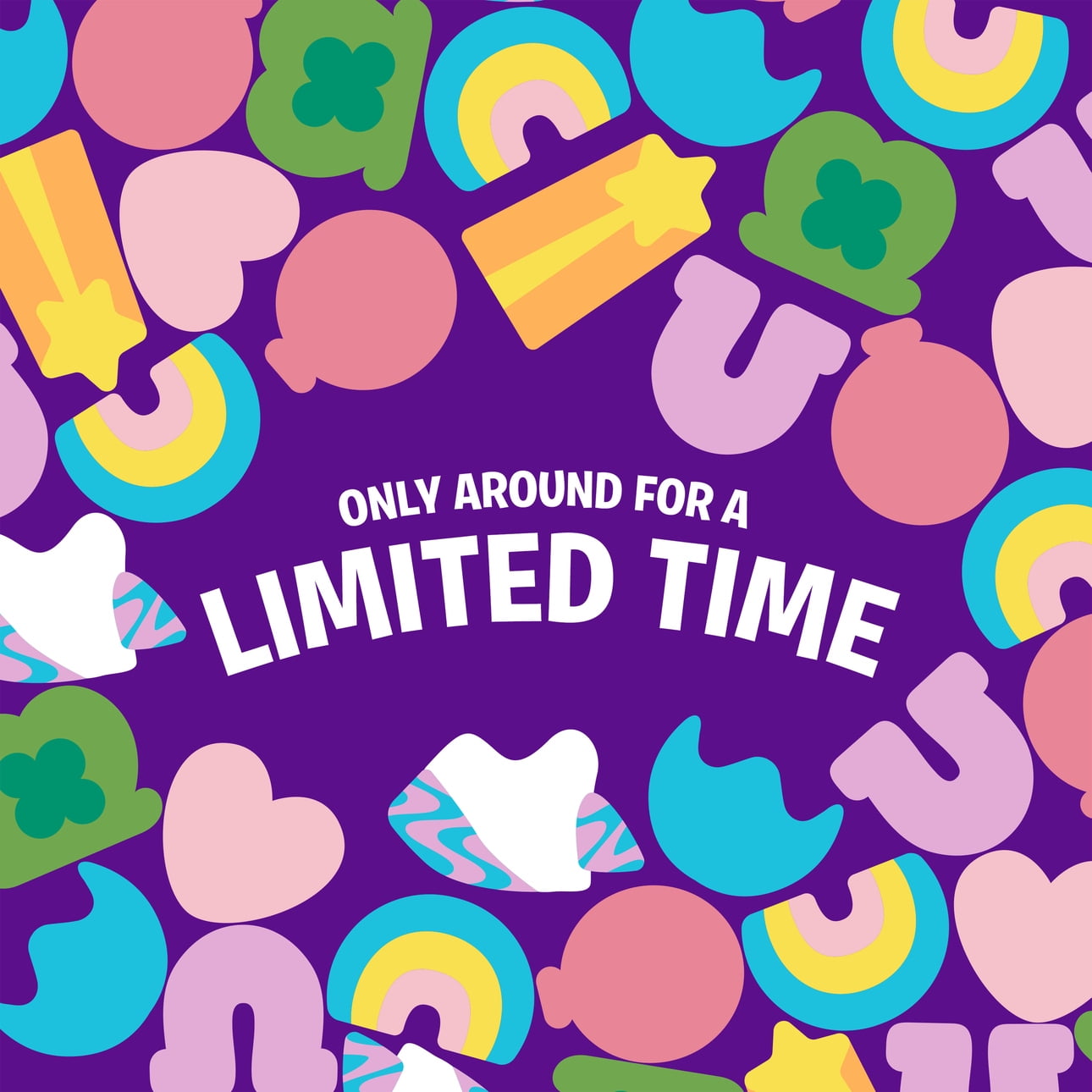 Lucky Charms, Just Magical Marshmallows, Gluten Free, 4 oz Bag