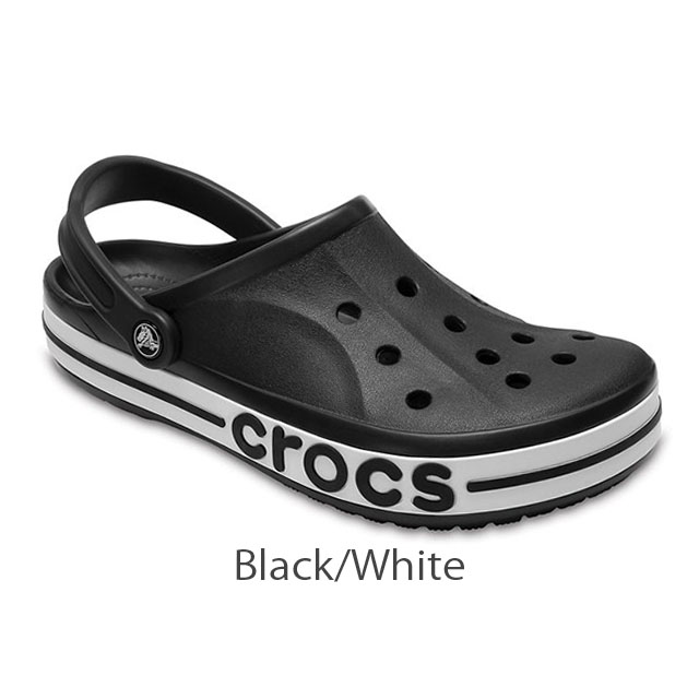 ladies black crocs