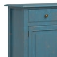 thumbnail image 6 of Simpli Home Connaught 40 inch Wide Solid Wood Traditional Entryway Storage Cabinet in Distressed Coastal Blue, 6 of 13