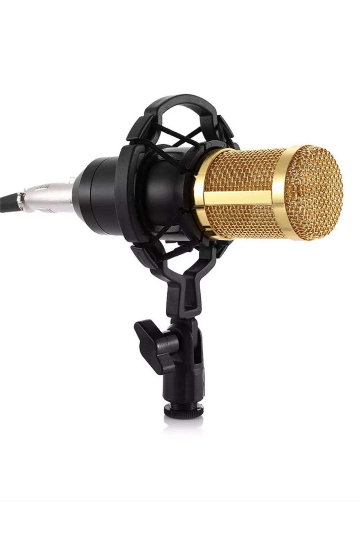 Condenser Microphone Bundle - BM-800 Mic Kit with Adjustable Mic Suspension Scissor Arm Stand - Broadcasting Metal Shock Mount, Double Layer Pop Filter for Studio Recording