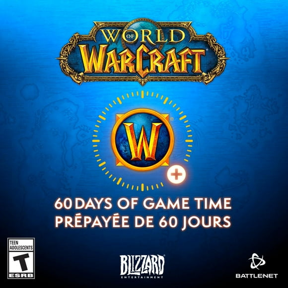 World of Warcraft 60 Days of Game Time (Code Numérique)
