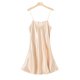 thumbnail image 1 of Camisón de seda de hielo de verano para mujer, pijama sexy de seda fina con tirantes, ropa de hogar de primavera y otoño, 1 of 6