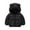Black, variant on QQAMB Baby Boys Girls Winter Coats Toddler Bear Hoods Down Jacket Infant Kids Light Puffer Padded Outwear,2 Years