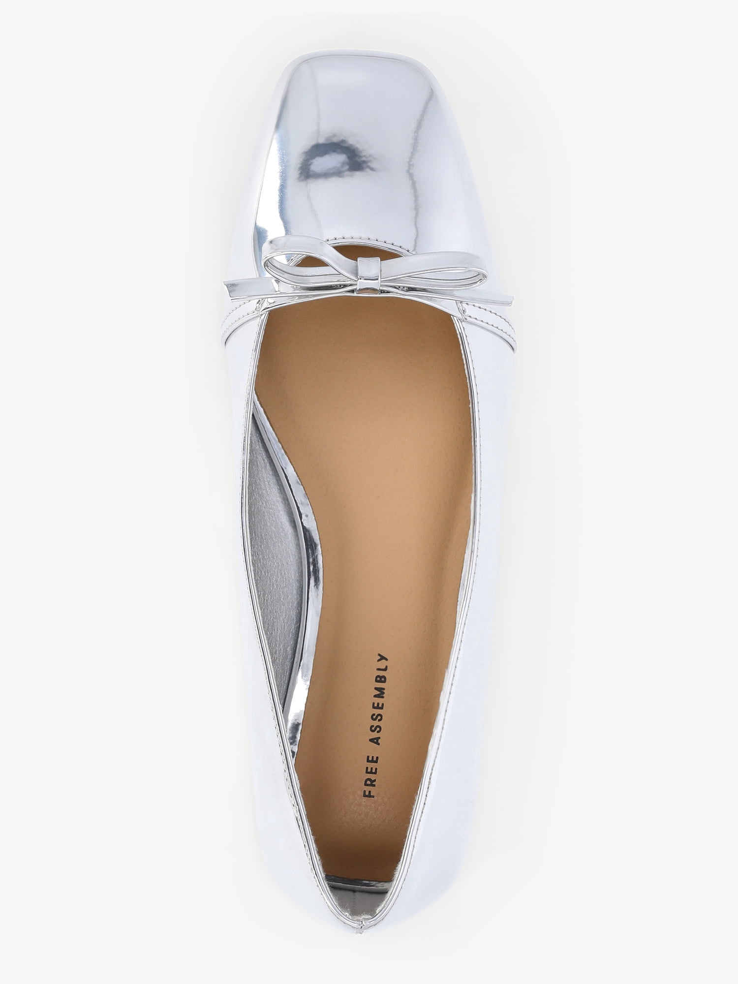 Free Assembly Women's Ballet Flats with Front Bow