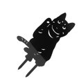 thumbnail image 4 of Cat Garden Stake, Wind Protection Decorative Black Cat Garden Sign  For Yard, 4 of 8