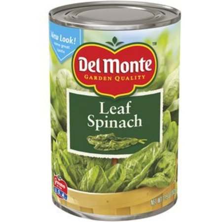 Del Monte Whole Leaf Spinach 13.5 Oz (Pack Of 12)