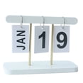 thumbnail image 1 of Calendario Abatible Perpetuo, Calendario Abatible Diario De Escritorio De Oficina De Apariencia Exquisita Para El Hogar, 1 of 8
