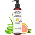 thumbnail image 1 of Jabón facial PURA D'OR, vitamina C, antioxidante, 240 ml, para toda la piel, 1 of 6