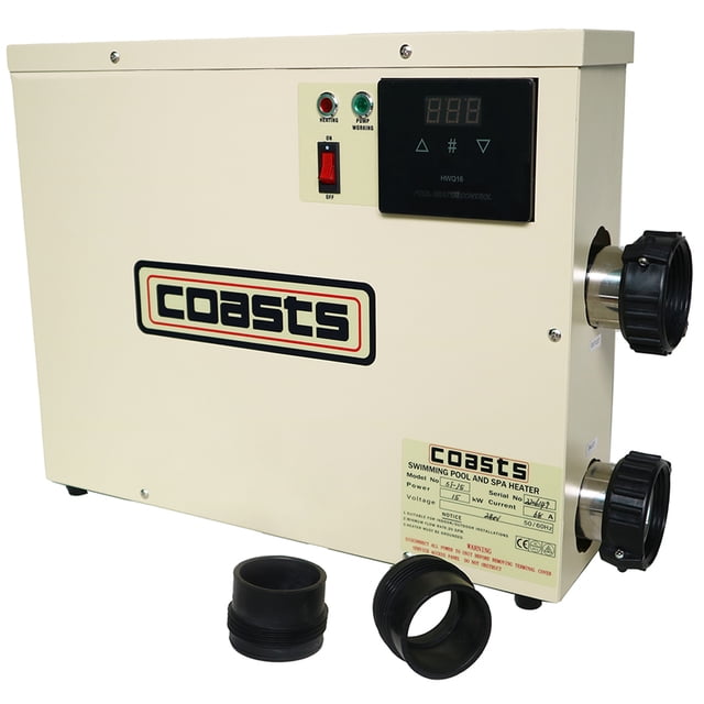 15KW/240V WATER THERMOSTAT HEATER for SWIMMING POOL POND & SPA Bath Shower