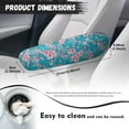 thumbnail image 7 of Yuyamidu Pink Cherry Blossom Car Seat Armrest Covers Blue Armrest Protector Covers 2 Pcs Car Armrest Handle Cover SUV Truck Van Armrest Covers Accessories, 7 of 7
