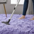 thumbnail image 4 of Dwelke Fluffy Area Rugs Soft Shaggy Rug for Girls Bedroom Carpet,5'x8',Lavender Purple, 4 of 7