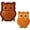 Style C, variant on Cookie Cutters, 3D Embossed Fall Shapes, Thanksgiving Baking Stamps with Owl Turkey Pumpkin Maple Leaf for Autumn Holiday