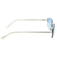 thumbnail image 3 of GrinderPUNCH Vintage-Style Rimless Small Sunglasses Clear Eyewear for Men and Women, 3 of 3