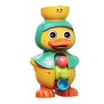 thumbnail image 2 of Juguetes De Baño De Ducha Los juguetes de rueda de agua de pato promueven la coordinación física para niños y niñas (verde) Likrtyny libre de BPA, 2 of 8