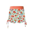 thumbnail image 2 of Sholeno Girls Quickly Dry Swimming Shorts Beach Sports Swim Trunks Drawstring Swim Bottoms Boardshorts Orange 6, 2 of 5