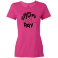 thumbnail image 3 of Inktastic Happy Father's Day Parent-Child Fist Bump Women's T-Shirt, 3 of 5