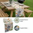 thumbnail image 5 of Grey Bunny Easter Table Runner - 90 Inch Long, Kitchen Dining Table Runner Dresser Scarves, Rabbits Spring Botanical Carrots Farmhouse Decor for Coffee Tables Wedding Party Banquet, 5 of 8
