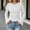 White, variant on ByworldtasicNo Boundaries Womens Bell Long Sleeve Shirts Lightweight Crew Neck Y2k Going Out Tops Dressy Casual Blouses Ribbed Slim Fit T Shirts