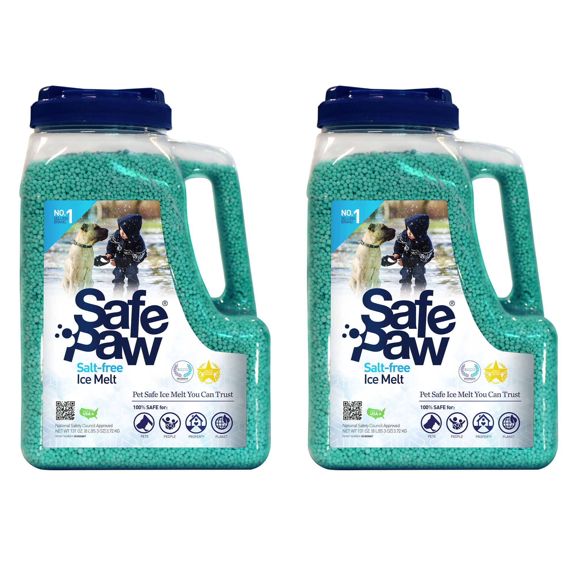 Sure Paws 100% All Natural Organic Safe For Pets Paws & Skin 20 LB Ice Melter 