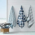 thumbnail image 3 of Nautica Ensemble de Courtepointe en Coton Bleu Saltmarsh, Full/Queen (USHSA91133027), 3 of 6