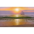 thumbnail image 3 of Stepanov, Alexander 18x12 Black Modern Framed Museum Art Print Titled - Evening walk, 3 of 5