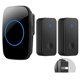 thumbnail image 4 of Self Powered Wireless DoorBell No Battery Waterproof Door Bell for Kids Elderly Caller 2 Button 1 Receiver US PLUG, 4 of 5