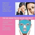 thumbnail image 2 of Cold Face Eye Mask Ice Pack Reduce Face Puff Dark Circles, Gel Beads Hot Cold Compress Pack Face Spa Skin Care, 2 of 5