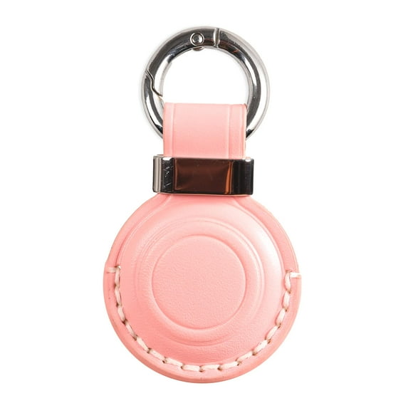 Llavero de piel auténtica para Airtag KEEPXYZ Pink V2.0