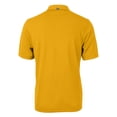 thumbnail image 3 of Men's Cutter & Buck Gold Albuquerque Isotopes Virtue Eco Pique Recycled Polo, 3 of 3