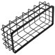 thumbnail image 2 of Cesta de alambre de metal rectangular para almacenamiento en la pared del baño, estante de almacenamiento para ducha, 2 of 7