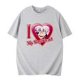 thumbnail image 3 of Camiseta de Gojo Satoru para hombre y mujer, camisa con estampado de I Love My Boyfriend, ropa de calle de verano, 3 of 5