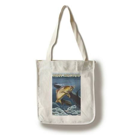 Cutthroat Trout Fishing - New Mexico - LP Original Poster (100% Cotton Tote Bag -
