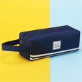 thumbnail image 3 of Pencil Case Simple Large Capacity 2-layer Stationery Bag Pencil Pouch Pen Bag, 3 of 10