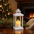 thumbnail image 7 of Vintage LED Candle Lantern Light, Plastic Frame, Flickering Warm Glow for Indoor Christmas Decor and Party Scenes, 7 of 7