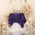 thumbnail image 1 of GFDYREE Sequin Tablecloth, Sequin Table Overlay Square, 50"x50", Purple, 1 of 6
