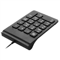 thumbnail image 3 of 2X Mini Clavier Numérique Filaire USB 18 Touches Clavier Numérique pour Comptable Conteur Ordinateur Portable Windows Android (Noir), 3 of 7
